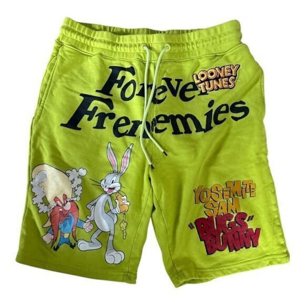 LOONEY TUNES Vintage GREEN forever frenemies shorts   MEN SIZE‎ L